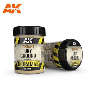 AK Interactive Hobby AK Interactive - Dioramas - Terrains Dry Ground 250ml