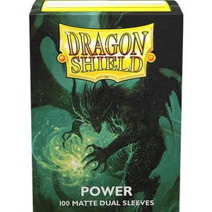 Arcane Tinmen Trading Card Games Card Sleeves - Dragon Shield - Dual Matte Power Card (Metallic)