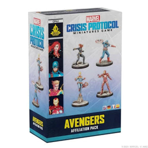 Atomic Mass Games Miniatures Marvel Crisis Protocol Miniatures Game - Avengers Affiliation Pack (10/05/2024 Release)