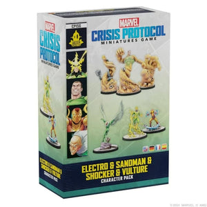 Atomic Mass Games Miniatures Marvel Crisis Protocol Miniatures Game - Electro & Sandman & Shocker & Vulture