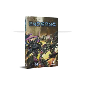 Corvus Belli Miniatures Infinity - Endsong Book w/ EXOs, Exrah Executive Officers Pre-order Exclusive Mini