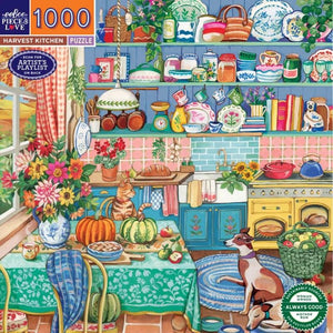 Eeboo Jigsaws Harvest Kitchen (1000pc) Eeboo