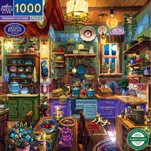 Eeboo Jigsaws Midnight Kitchen (1000pc) Eeboo