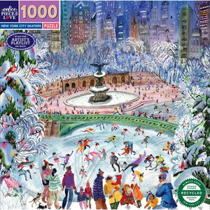 Eeboo Jigsaws New York City Skaters (1000pc) Eeboo