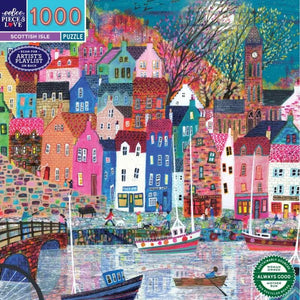 Eeboo Jigsaws Scottish Isle (1000pc) Eeboo