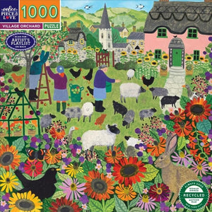 Eeboo Jigsaws Village Orchard (1000pc) Eeboo