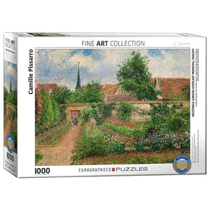 Eurographics Jigsaws Camille Pissarro - Vegetable Garden on Overcast Morning - Fine Art Collection (1000pc) Eurographics