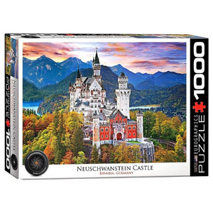 Eurographics Jigsaws Neuschwanstein Castle - Bavaria, Germany (1000pc) Eurographics