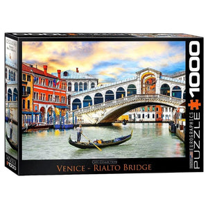 Eurographics Jigsaws Venice - Rialto Bridge (1000pc) Eurographics