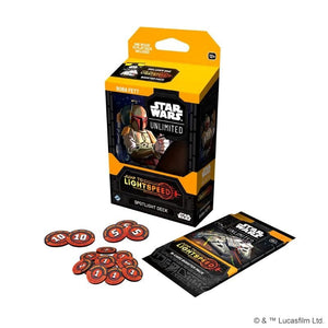 Fantasy Flight Games Trading Card Games Star Wars Unlimited TCG - Jump to Lightspeed - Spotlight Deck - Boba Fett(14/03/2025 Release)