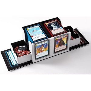 Gamegenic Trading Card Games Double Deck Pod ? Gamegenic Star Wars Unlimited ? White Black (08/03/2024 Release)