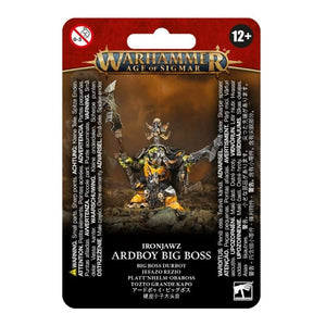Games Workshop Miniatures Age of Sigmar - Orruk Warclans - Ardboy Big Boss (23/09 release)