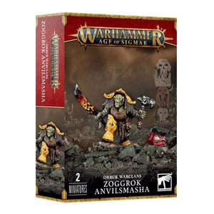 Games Workshop Miniatures Age of Sigmar - Orruk Warclans - Zoggrok Anvilsmasha (23/09 release)