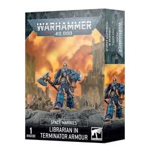 Games Workshop Miniatures Warhammer 40k - Space Marines - Librarian In Terminator Armour (22/07 Release)
