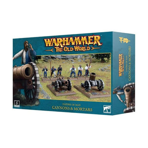 Games Workshop Miniatures Warhammer - The Old World - Empire Of Man - Cannons and Mortars (Preorder - 15/02/2025 Release)
