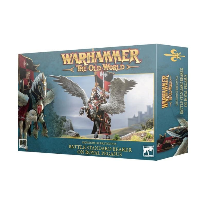 Warhammer - The Old World - Kingdom Of Bretonnia - Battle Standard On Royal Pegasus
