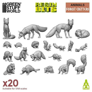 Greenstuff World Hobby GSW - 3D Printed - Forest Animals