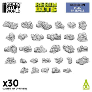 Greenstuff World Hobby GSW - 3D Printed - Piles of Skulls