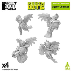 Greenstuff World Hobby GSW - Cherubs 40k - Cyber Cherubs