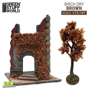 Greenstuff World Hobby GSW - Ivy Foliage - Brown Birch - Small