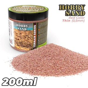 Greenstuff World Hobby GSW - Thin Hobby Sand - Red 200ml