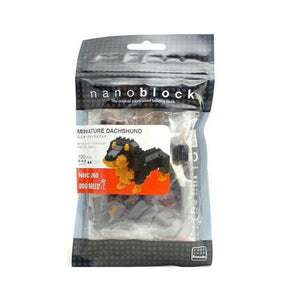 Kawada Construction Puzzles Nanoblock - Miniature Dachshund