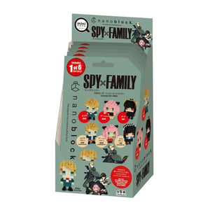 Kawada Construction Puzzles Nanoblock - Mininano -  Spy x Family Vol. 1 Blind Bag (6 Asst)