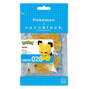 Kawada Construction Puzzles Nanoblock Pokemon - Pichu (Bagged)