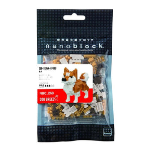 Kawada Construction Puzzles Nanoblock - Shiba-Inu (bagged)