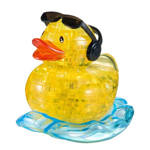 Kinato Construction Puzzles Crystal Puzzle - Bathing Duck