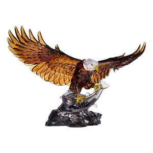 Kinato Construction Puzzles Crystal Puzzle - Brown Eagle
