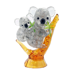 Kinato Construction Puzzles Crystal Puzzle - Koalas (60pc)