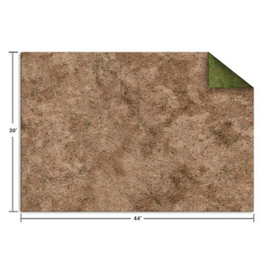 Monster Fight Club Miniatures Monster Fight Club Terrain - 44x30 Broken Grassland / Desert Scrubland Adventure Mat