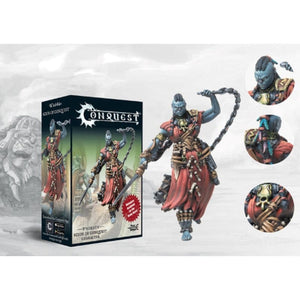 Para Bellum Wargames Miniatures Conquest - Wadrhu?n - Scion of Conquest Drum Beast Rider (13/10 Release)