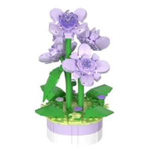 Pintoo Construction Puzzles Mini Bricks Potted - Violet