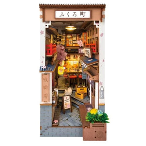 Robotime Construction Puzzles DIY Bookends - Sakura Wine Alley