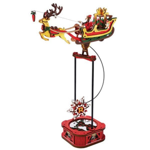 Robotime Construction Puzzles ROKR DIY - Santa On Sleigh Pendulum Balance
