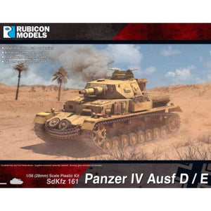 Rubicon Models Miniatures Bolt Action - German - Panzer IV Ausf D / E Medium Tank