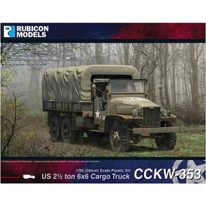 Rubicon Models Miniatures Bolt Action - United States - CCKW-353 US 2 1/2 ton 6x6 Cargo Truck