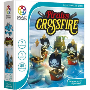 Smart Games Logic Puzzles Pirates Crossfire - Puzzle Game