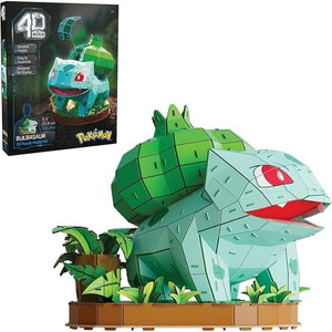 Spinmaster Construction Puzzles 4D Build Pokemon - Bulbasaur