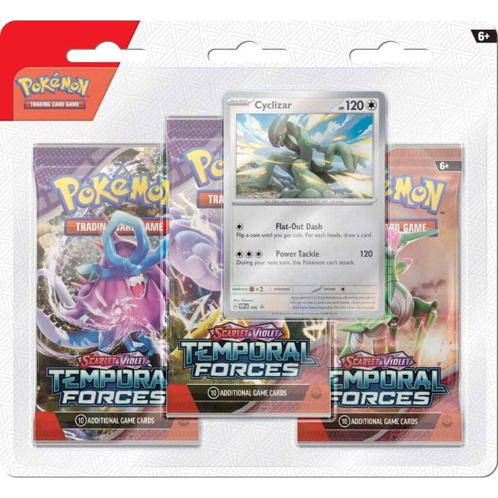 Pokemon TCG - Scarlet & Violet 5 - Temporal Forces - Three booster blister (Assorted)