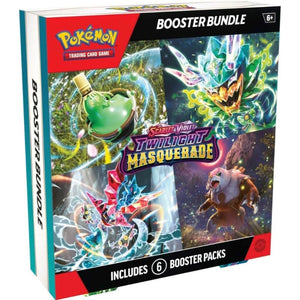 The Pokemon Company Trading Card Games Pokemon TCG - Scarlet & Violet 6 - Twilight Masquerade - Booster Bundle (24/05/2024 release)