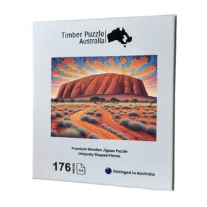 Timber Puzzle Australia Jigsaws Timber Puzzle - Uluru, NT (A3)