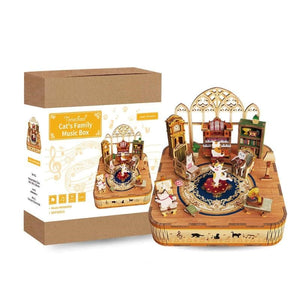 Tonecheer Construction Puzzles Tonecheer DIY - Cat's Family