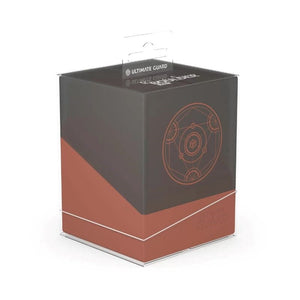 Ultimate Guard Trading Card Games Deck Box - Ultimate Guard Boulder Case - Druidic Secrets - Impetus (Dark Orange) (Holds 100+)
