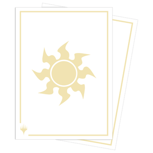 Ultra Pro Trading Card Games Card Sleeves - Mana 8 - 105ct Apex Deck Protector Sleeves - Plains White for Magic The Gathering (105) (Preorder)
