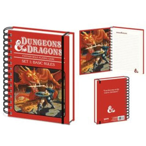UNK Roleplaying Games Dungeons & Dragons - Basic Rules - A5 Wire Notebook