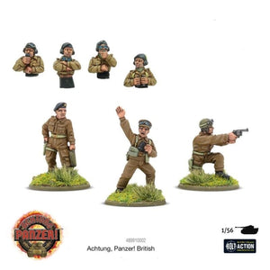 Warlord Games Miniatures Achtung Panzer! - British Army Tank Crew (April 2024 release)