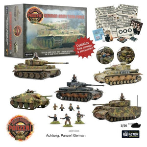 Warlord Games Miniatures Achtung Panzer! - German Army Tank Force (April 2024 release)